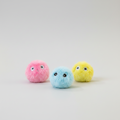 Plush Squeaker Balls (Pack of 3)