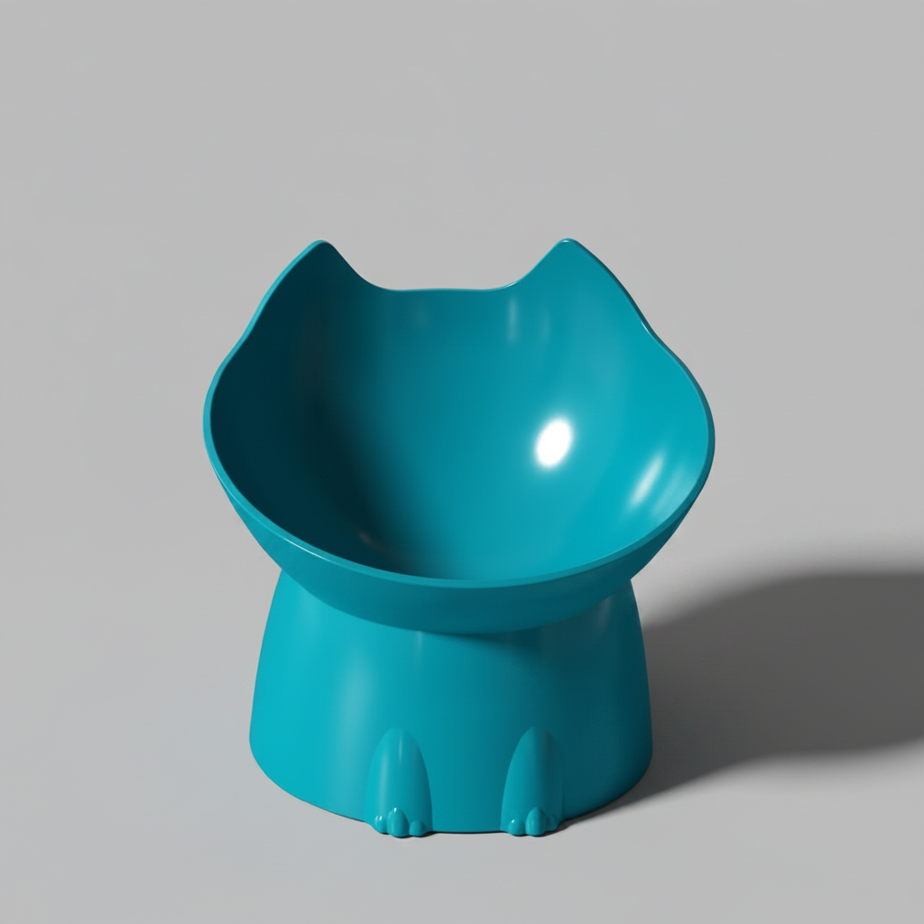Ergonomic Raised Pet Bowl