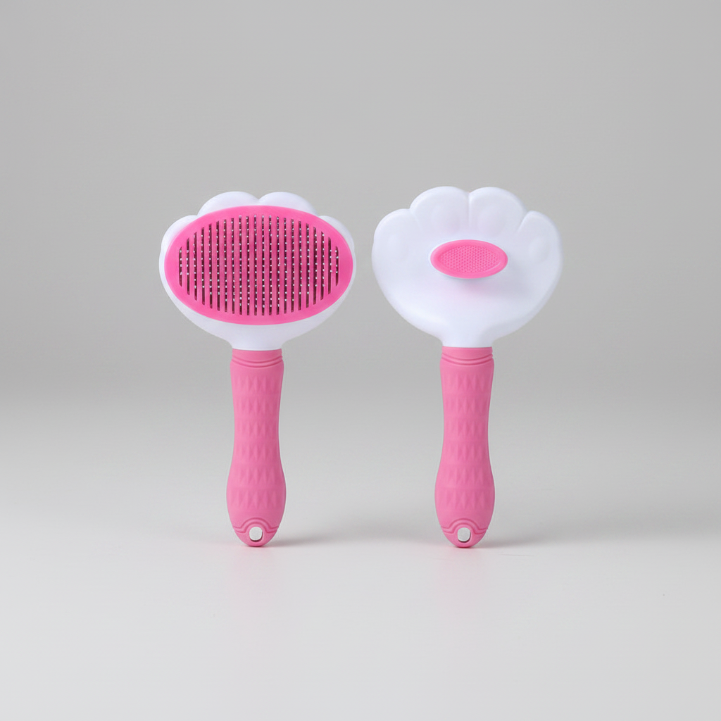 Self-Cleaning Slicker Brush