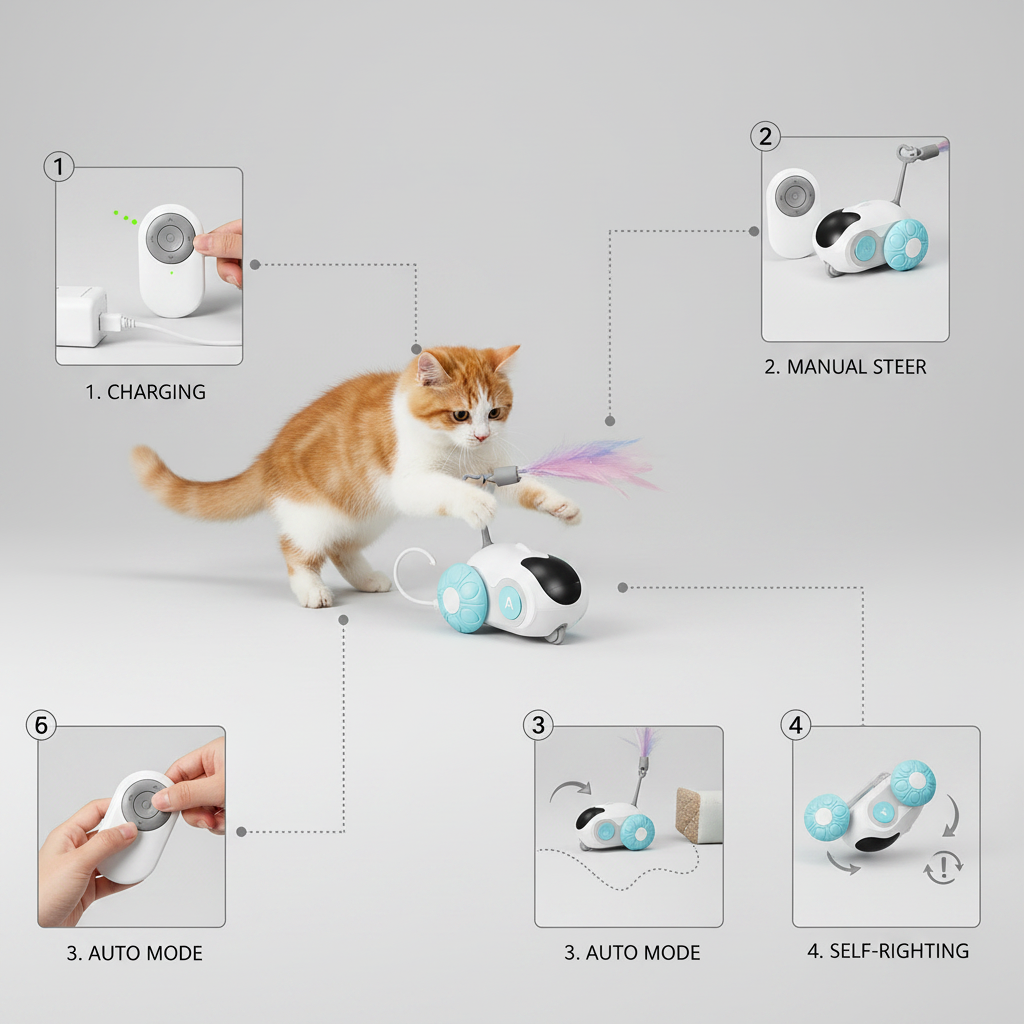 Remote Control Chase Cat Toy