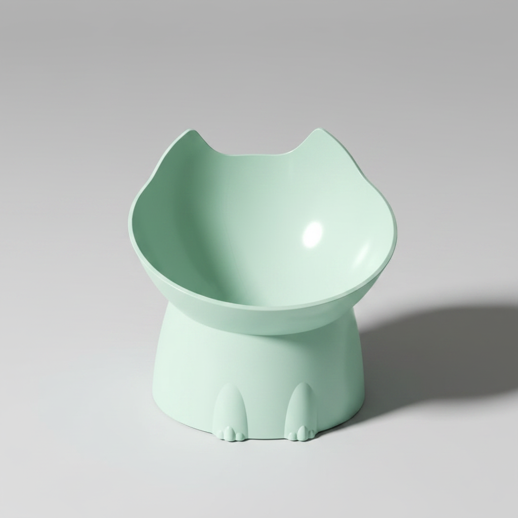 Ergonomic Raised Pet Bowl
