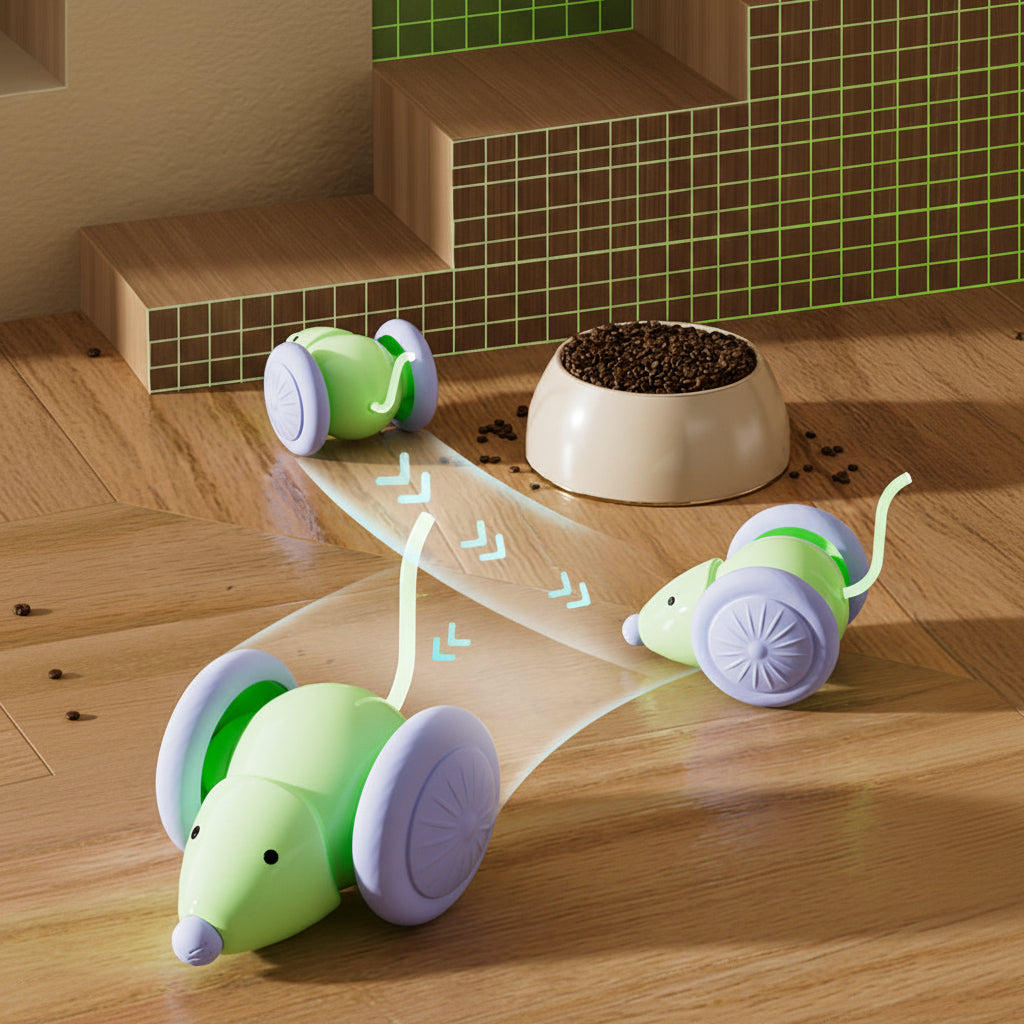Interactive Mouse Toy for Cats