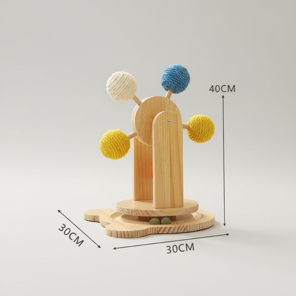 Interactive Ferris Wheel Cat Scratcher