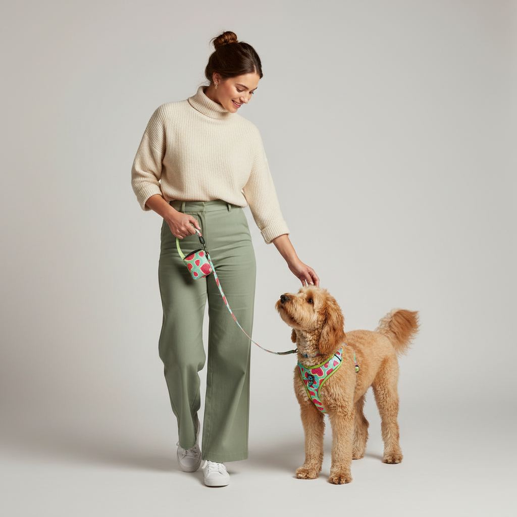 3-Piece Dog Harness & Leash Set