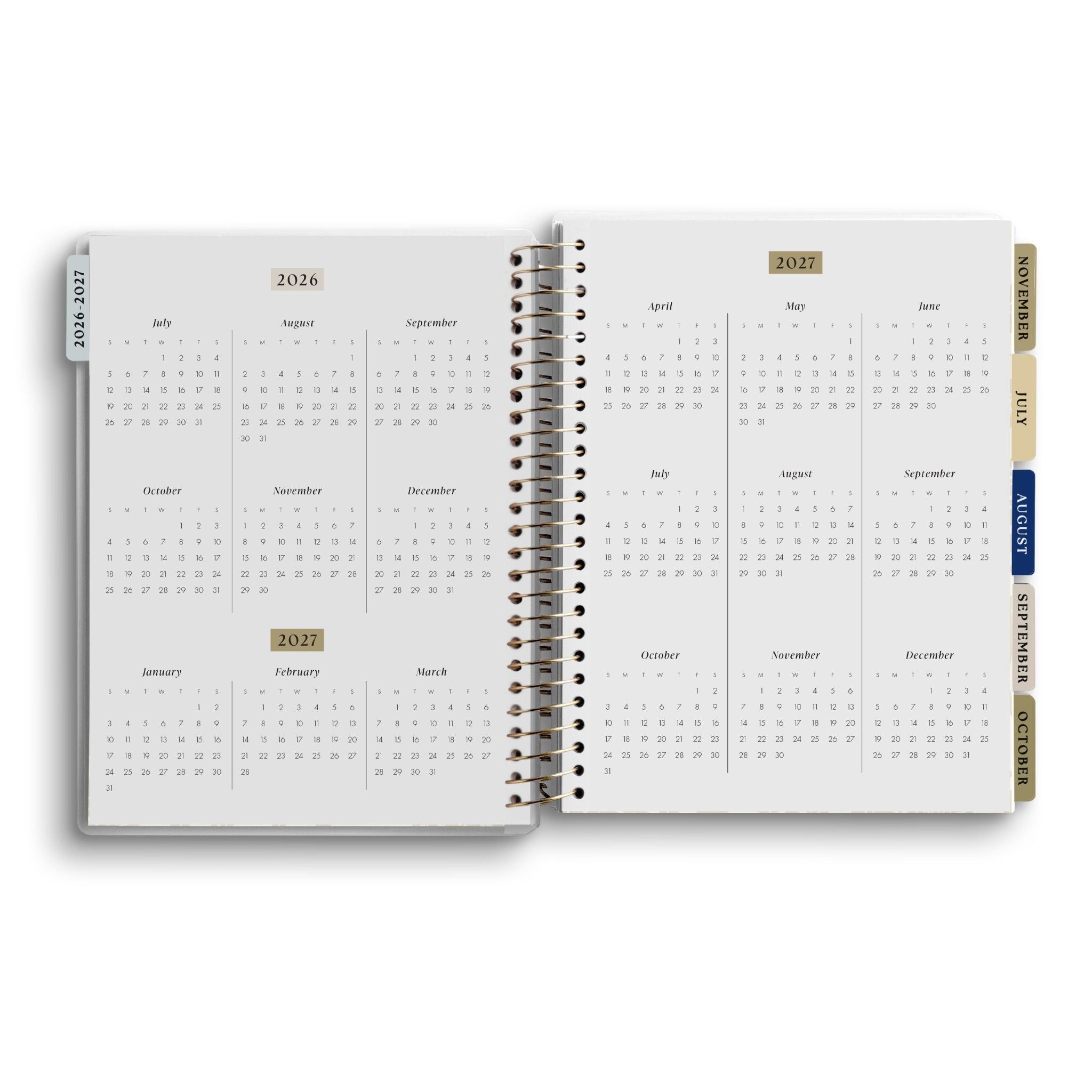 Walking with Jesus All Day, Every Day 2026-2027 18 Month Planner