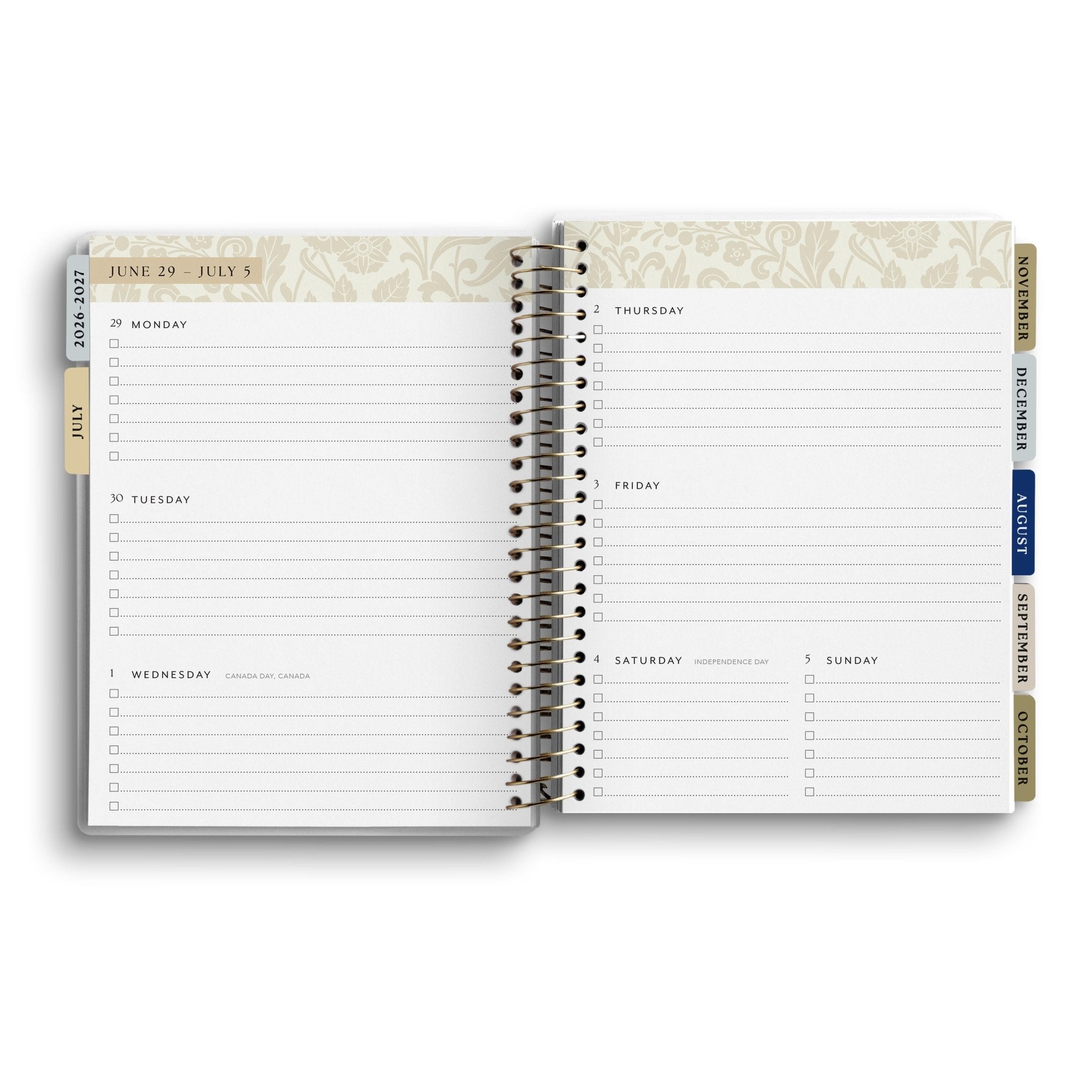 Walking with Jesus All Day, Every Day 2026-2027 18 Month Planner