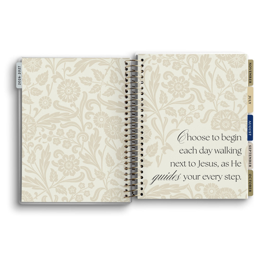Walking with Jesus All Day, Every Day 2026-2027 18 Month Planner