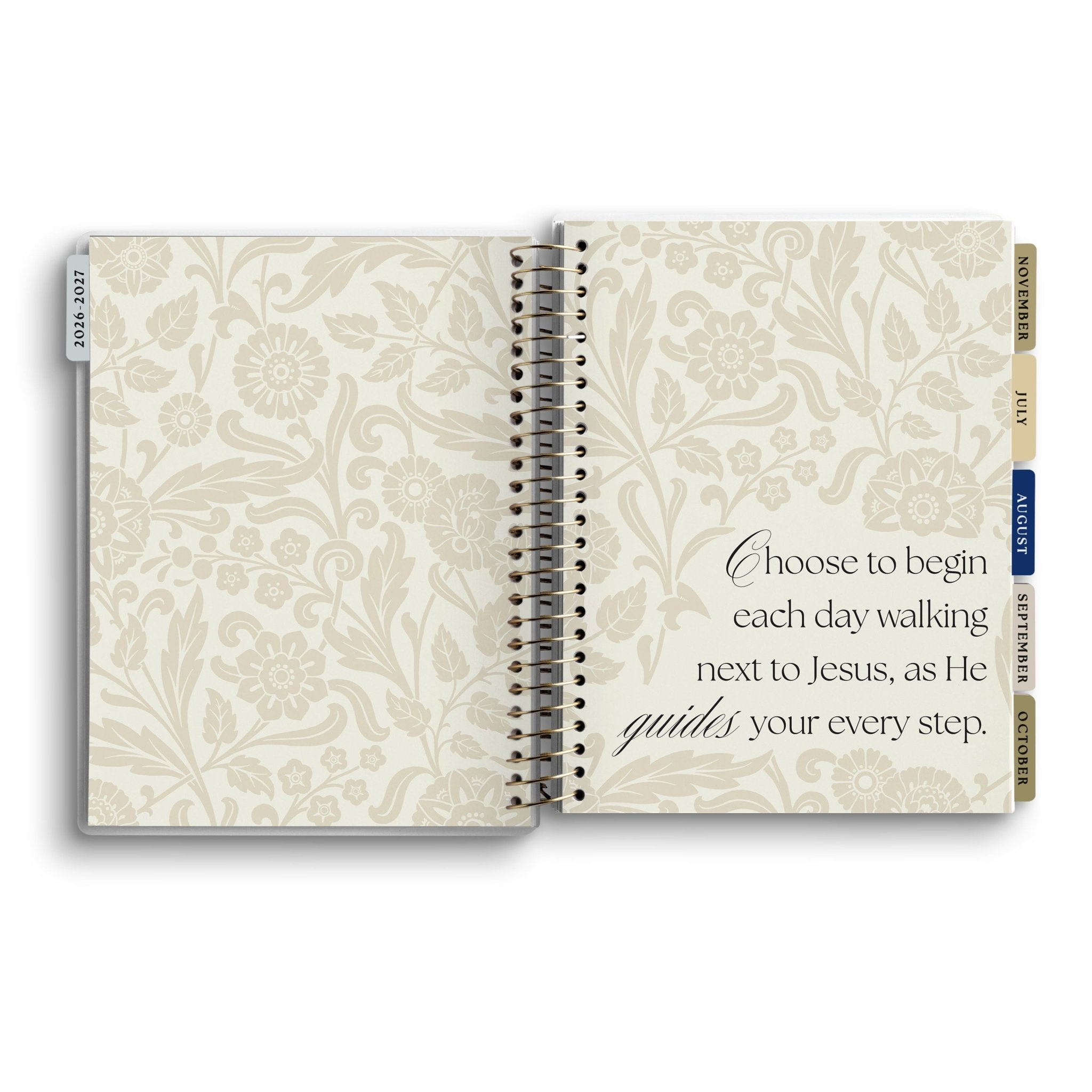 Walking with Jesus All Day, Every Day 2026-2027 18 Month Planner