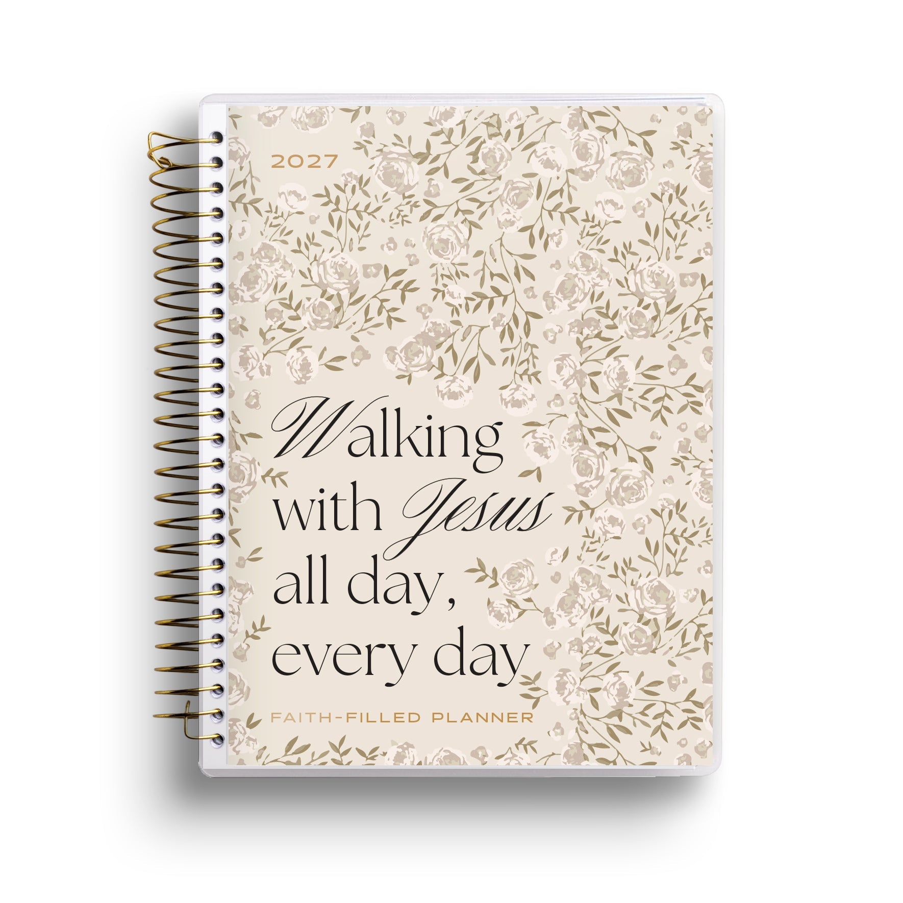 Walking with Jesus All Day, Every Day 2026-2027 18 Month Planner