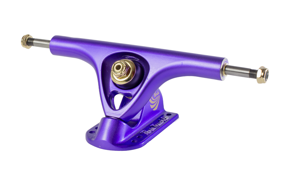 V3 Hollow Lite 165mm 50º Longboard Trucks Purple Satin