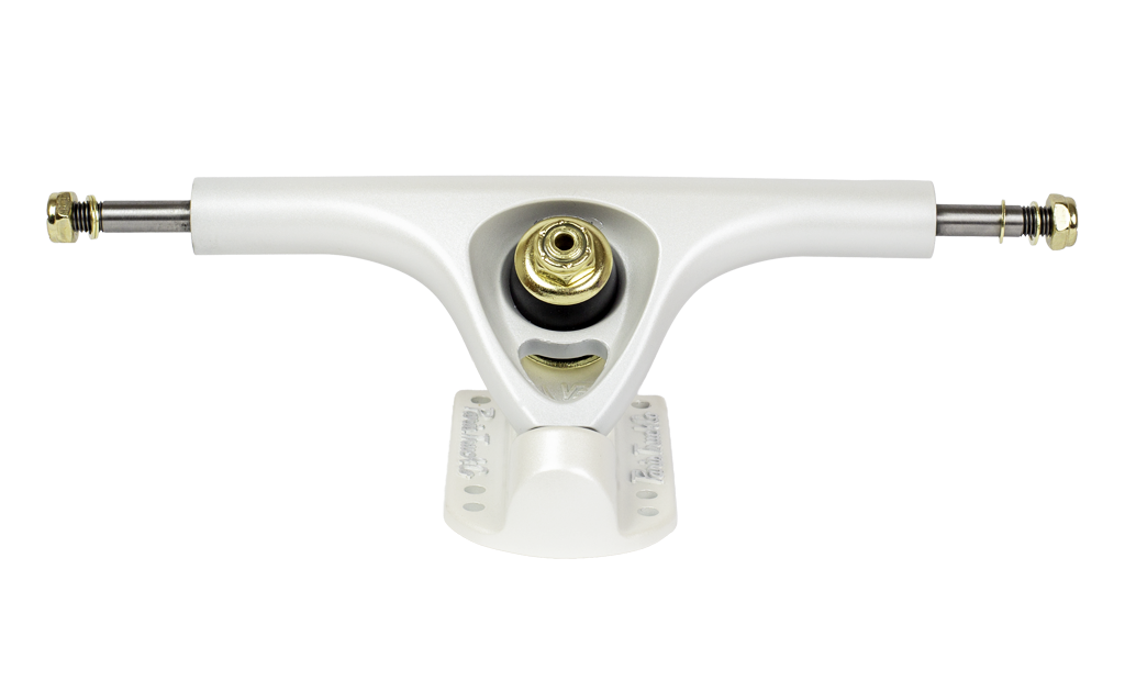 V3 Hollow Lite 150mm 50º Longboard Trucks White Pearl