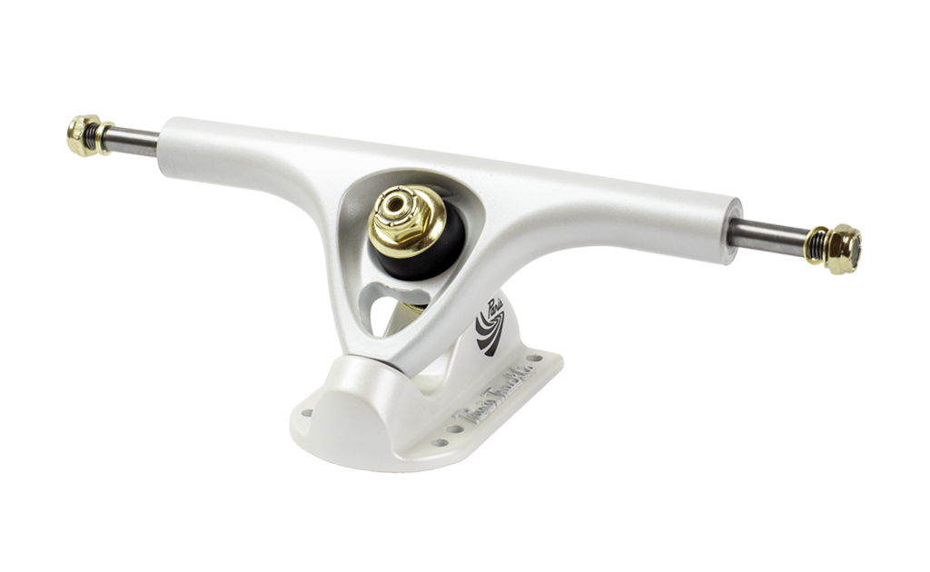 V3 Hollow Lite 180mm 43º Longboard Trucks White Pearl