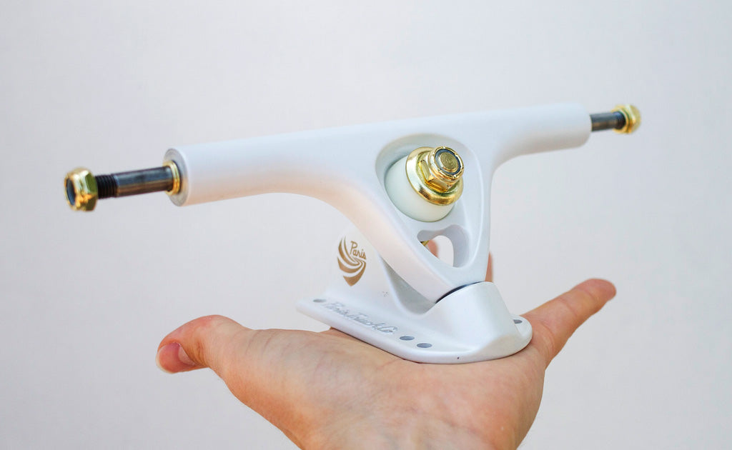 V3 180mm 50º Longboard Trucks Pearl White