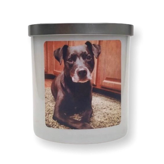 Pet Portrait Candle