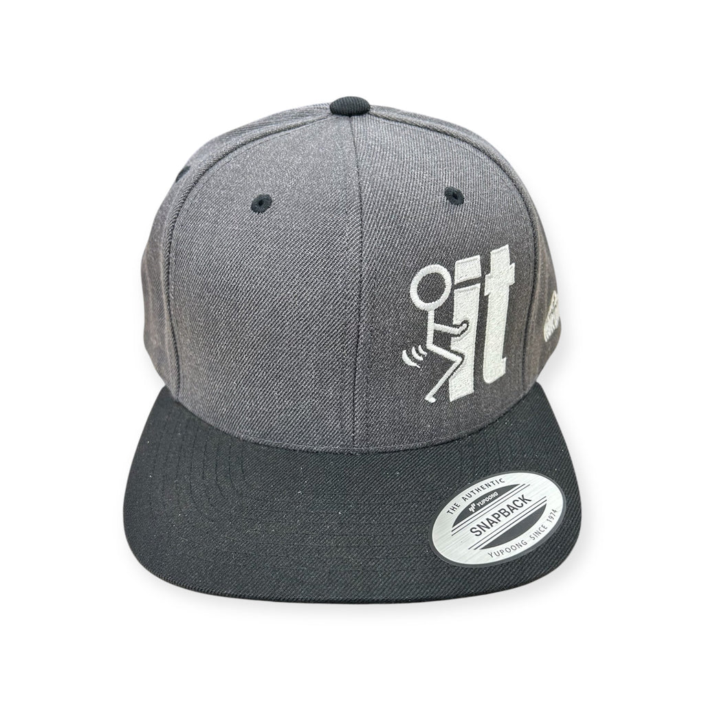 F*ck It Stick Figure Embroidery Hat - YP Classics 6089M Flat Bill