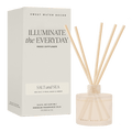 Salt and Sea White Translucent Tinted Glass Jar Reed Diffuser