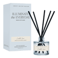 Coastal Lemon Blue Tinted Glass Jar Reed Diffuser