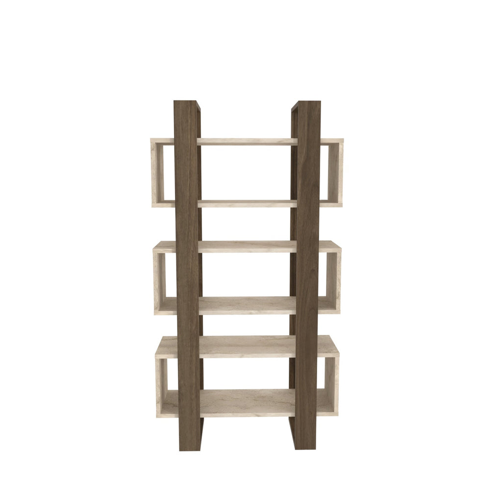 Reina 59" Modern Bookcase with Open Shelves
