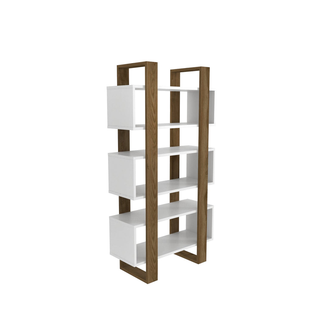 Reina 59" Modern Bookcase with Open Shelves
