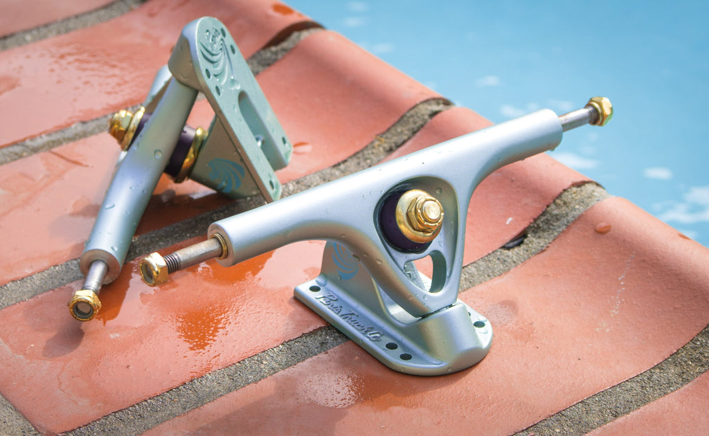 V3 180mm 50º Longboard Trucks Crystal Blue