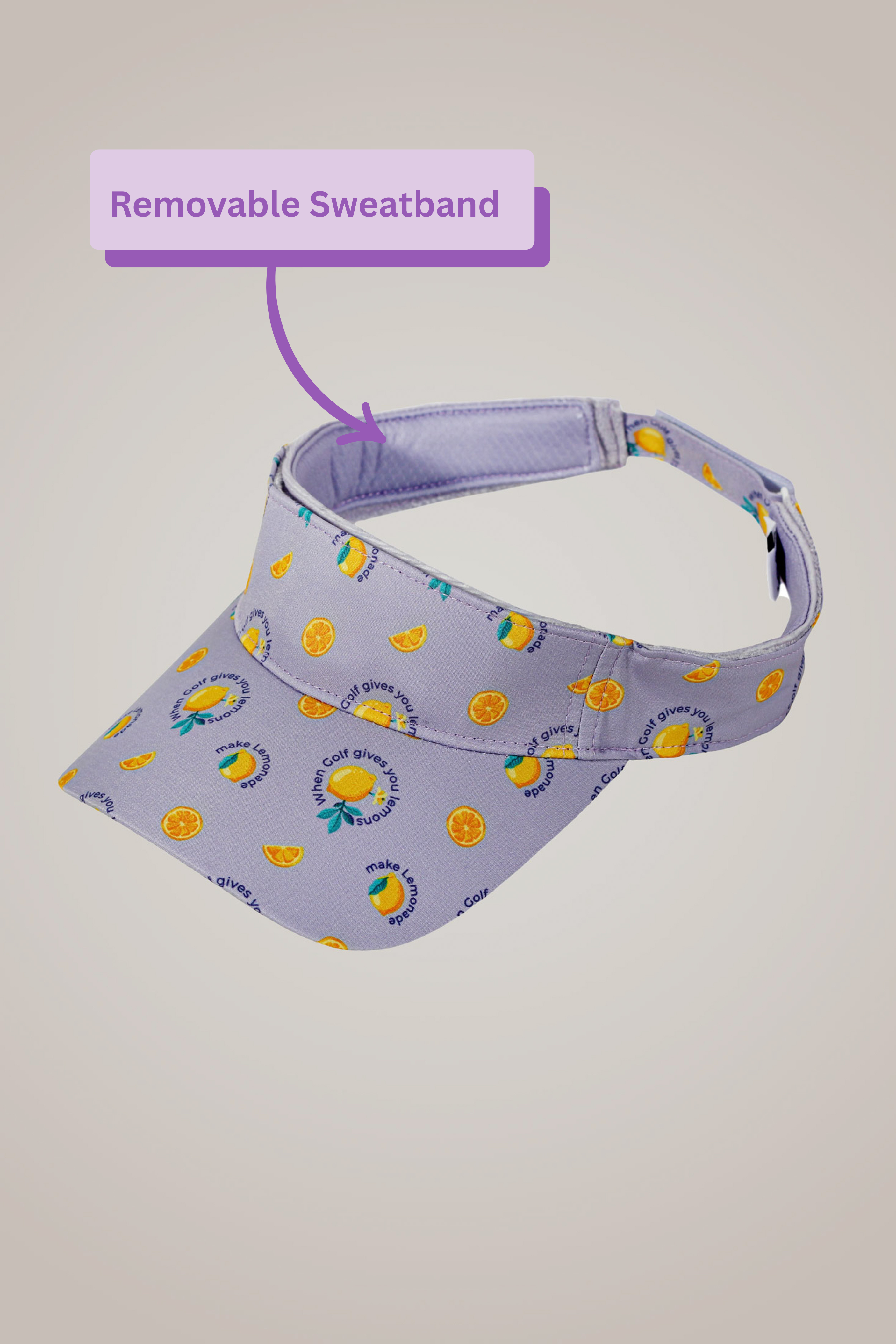 When Golf Gives You Lemons Sport Visor
