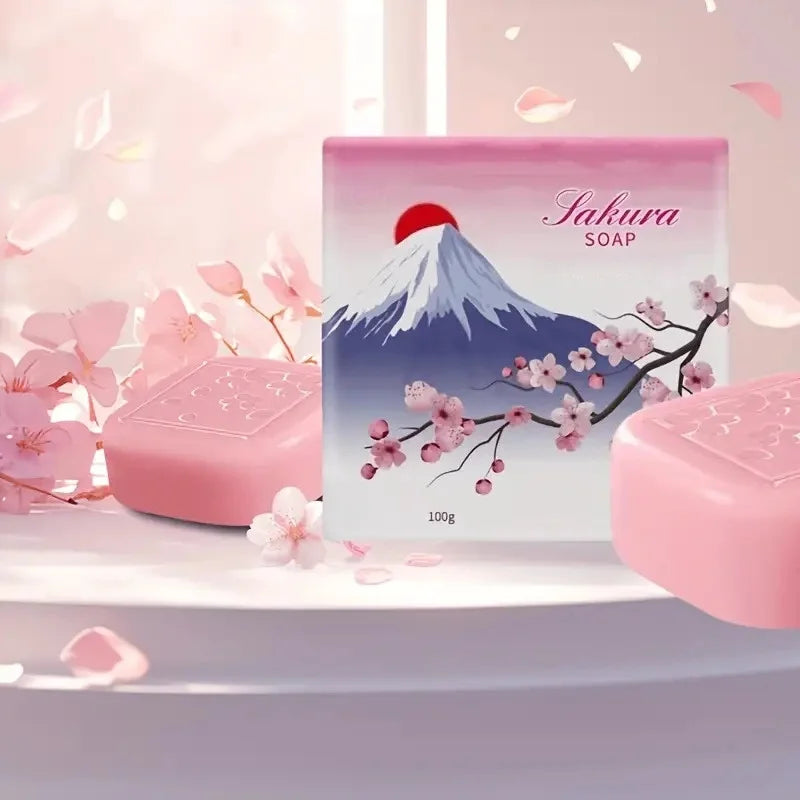 Zudaifu Sakura Bar Soap Deep Cleansing Kit for Soft Skin
