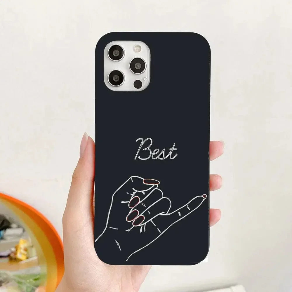 Girls Bff Best Friends Forever Always iPhone Case