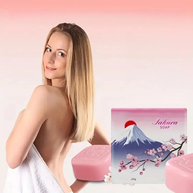 Zudaifu Sakura Bar Soap Deep Cleansing Kit for Soft Skin