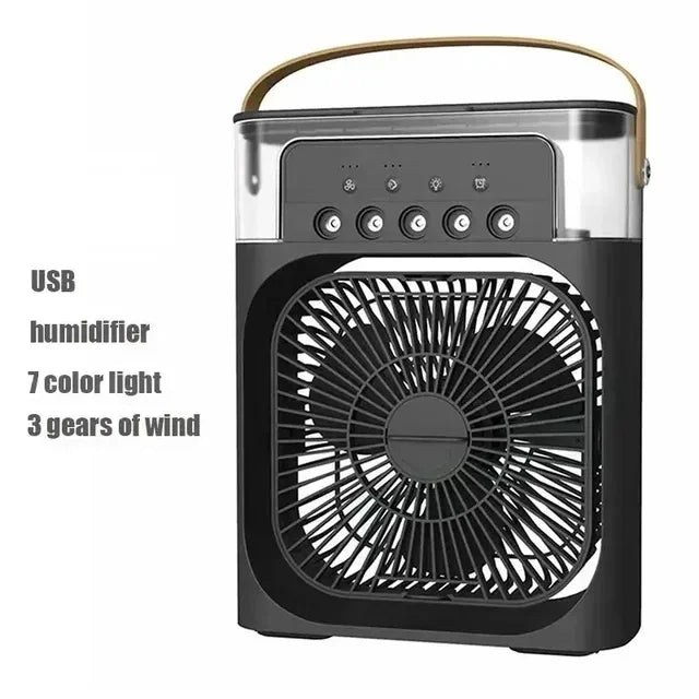Kualool 3-In-1 Air Cooler Humidifier Portable Night Light