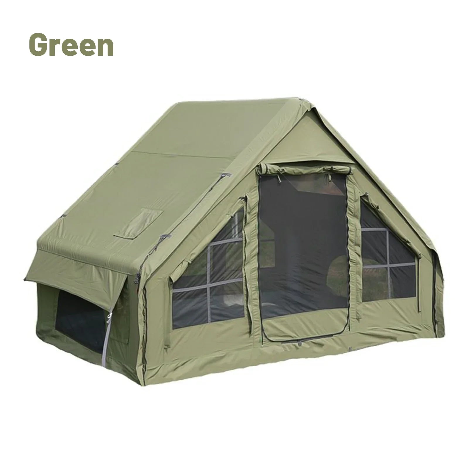 Pakicetus Inflatable Family Camping Tent With Stove Plug