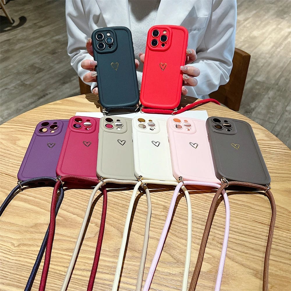 HeartLink Crossbody iPhone Case