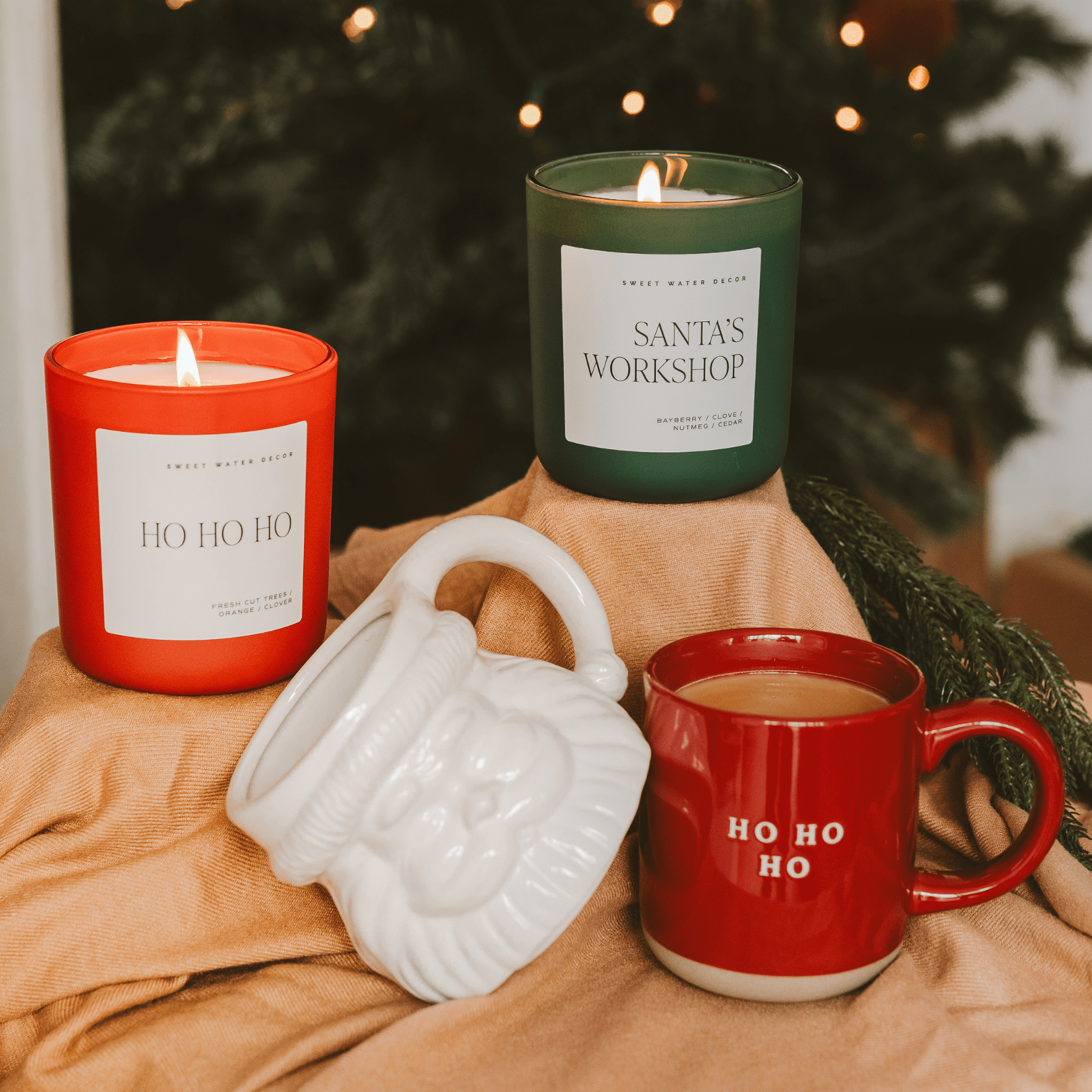 Santa 19 oz Figural Coffee Mug
