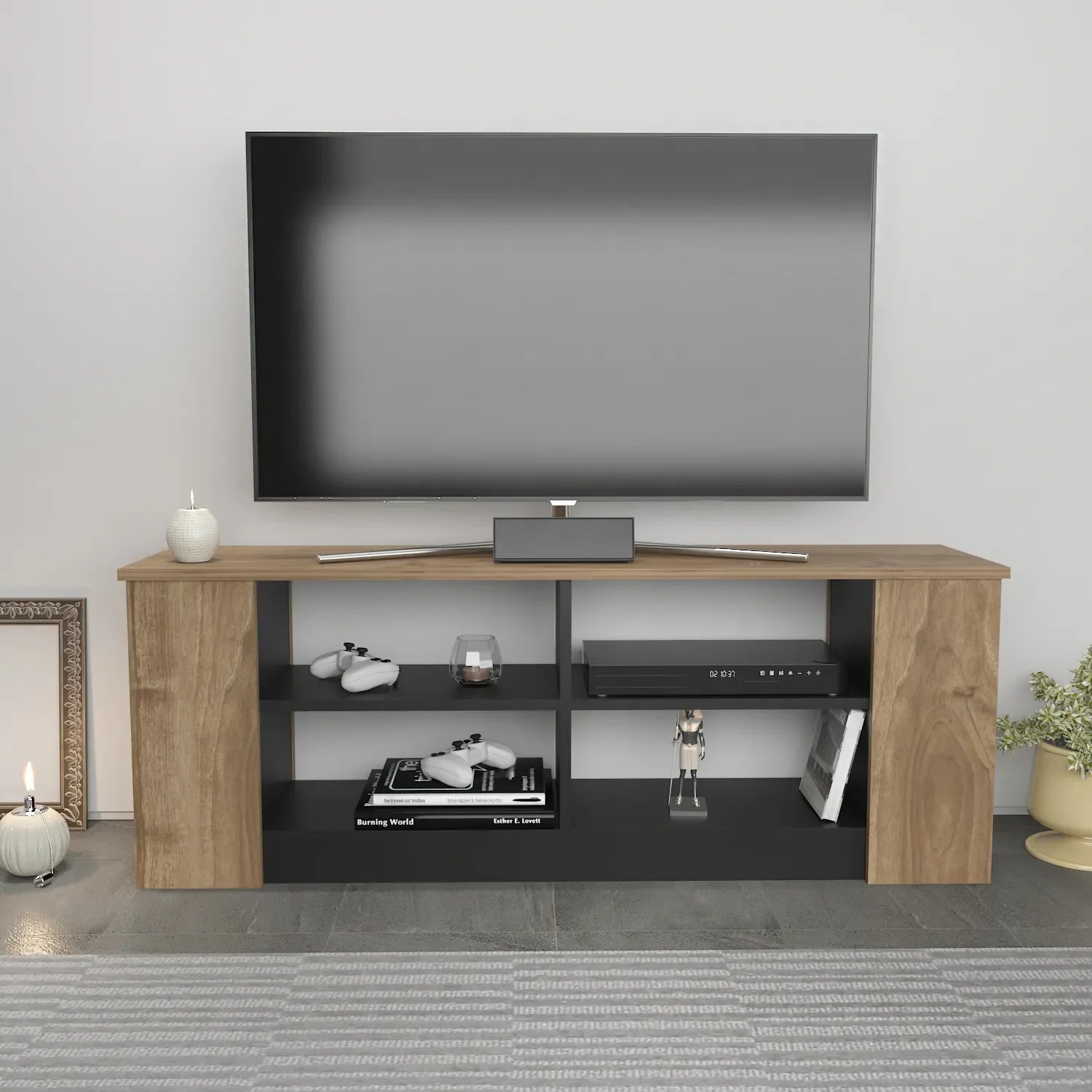 Space 55" Wide TV Stand for TVs up to 65'' | Media Console