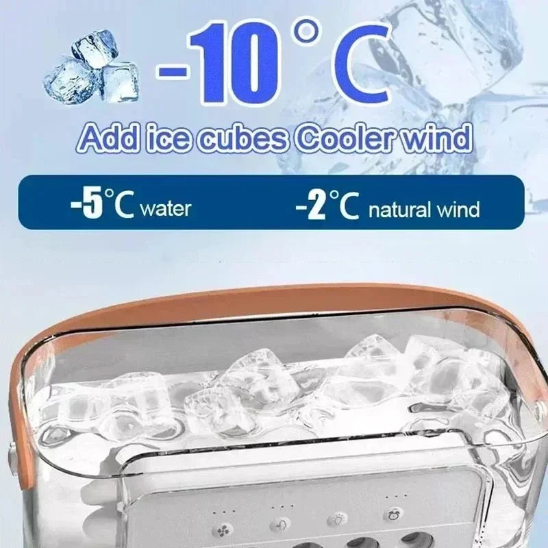 Kualool 3-In-1 Air Cooler Humidifier Portable Night Light