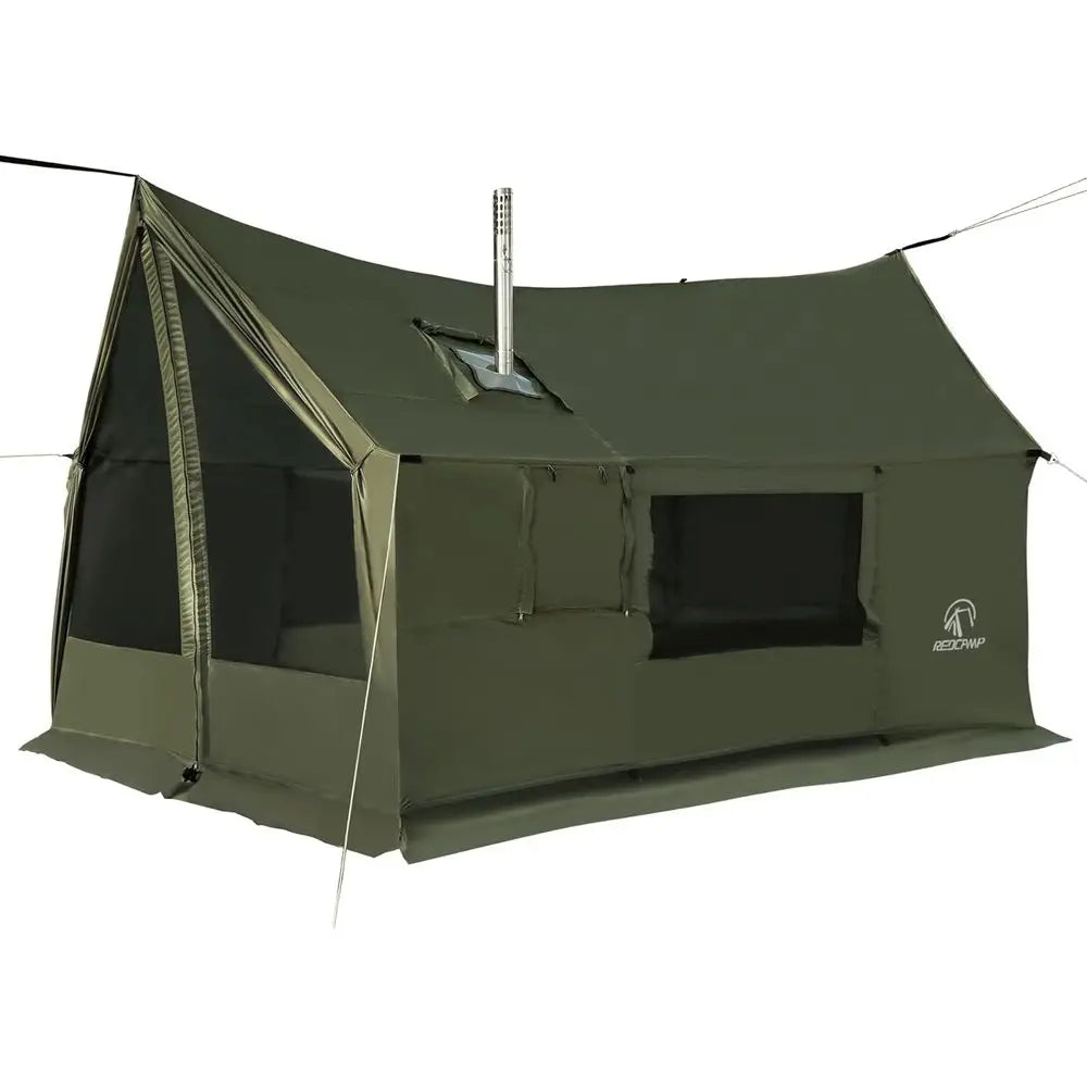 4-Season Windproof Waterproof Hammock Tent With Stove Jack For Camping
