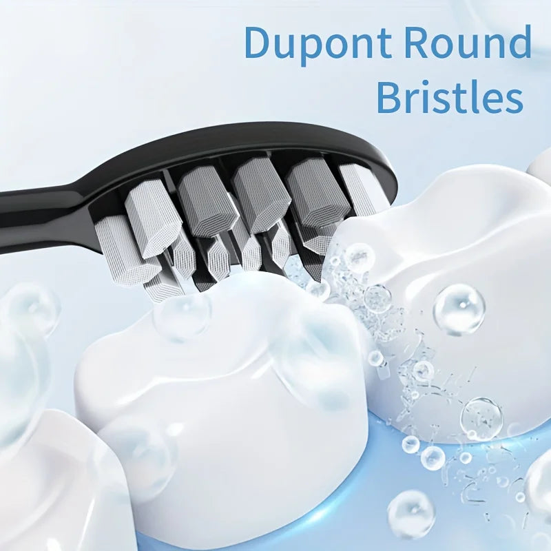Electric Toothbrush Rotary Cleaning Waterproof With Timer USB Rechargeable