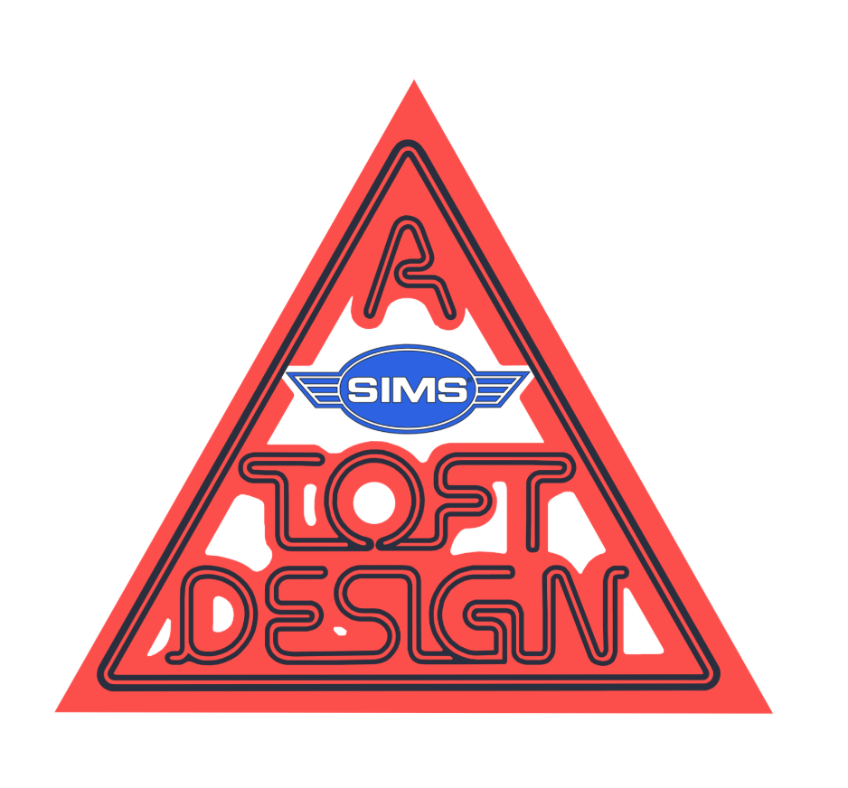Sims Lonnie Toft Design Sticker 4.3"