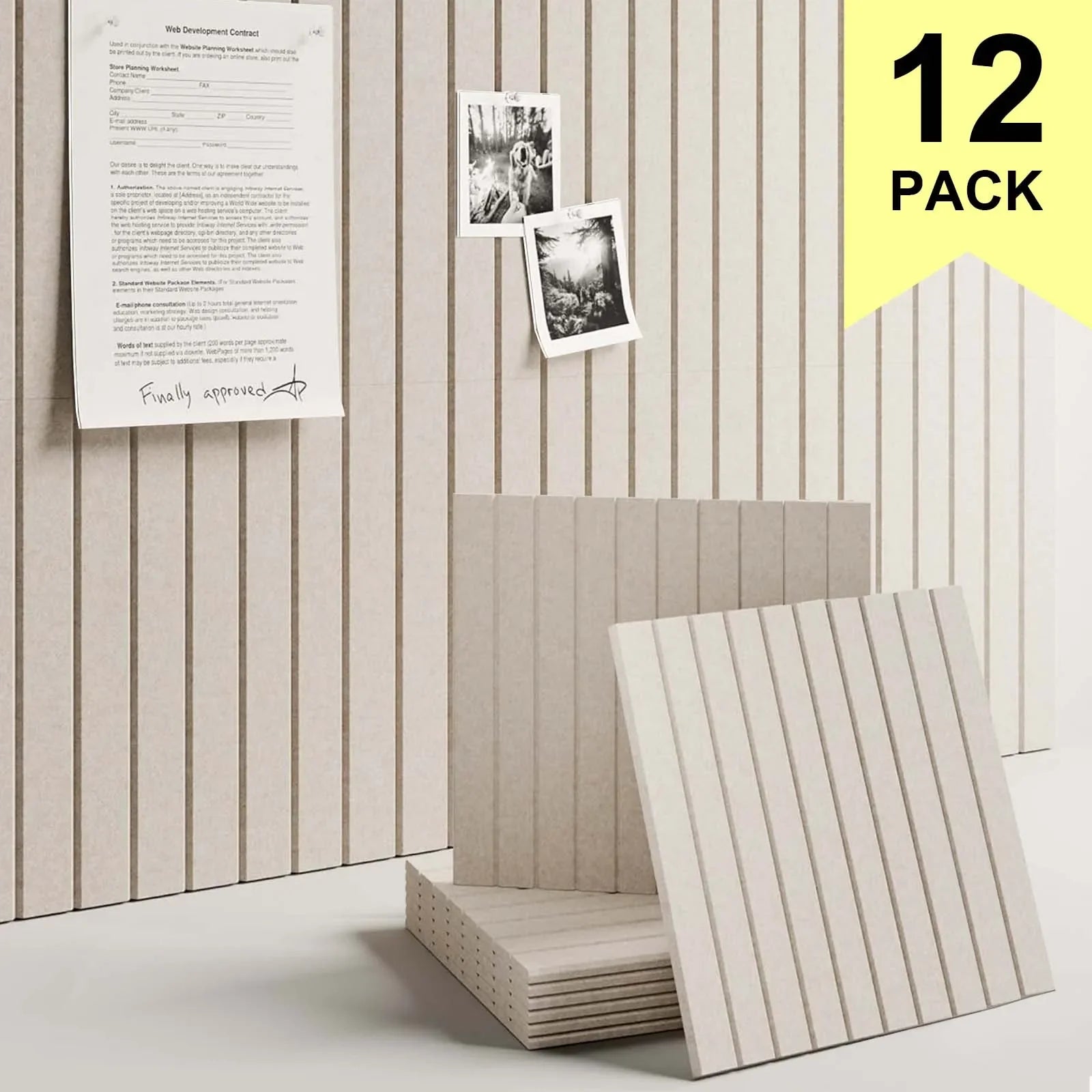 Cork Bulletin Boards 6 To 12 Pack Home Office Decor