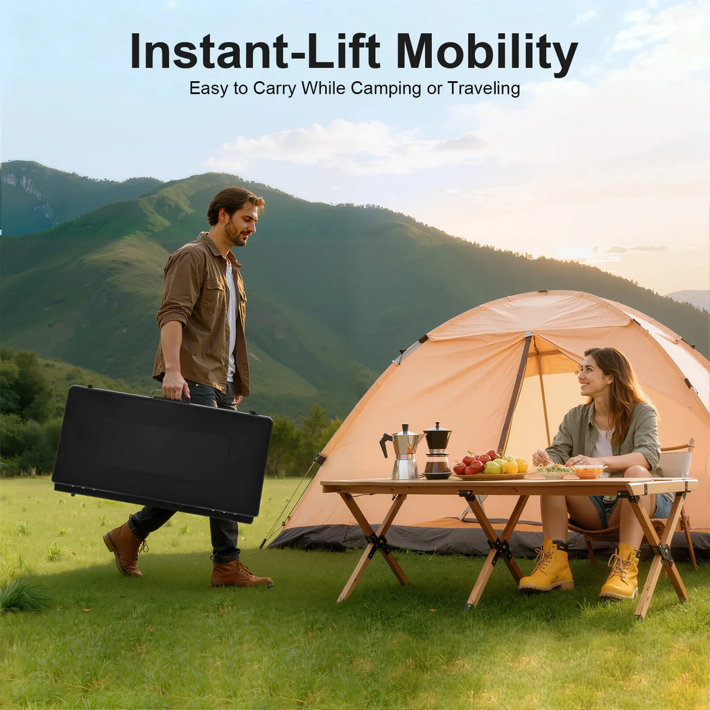 Portable 3-Burner Camping Gas Stove Propane Butane Outdoor Grill