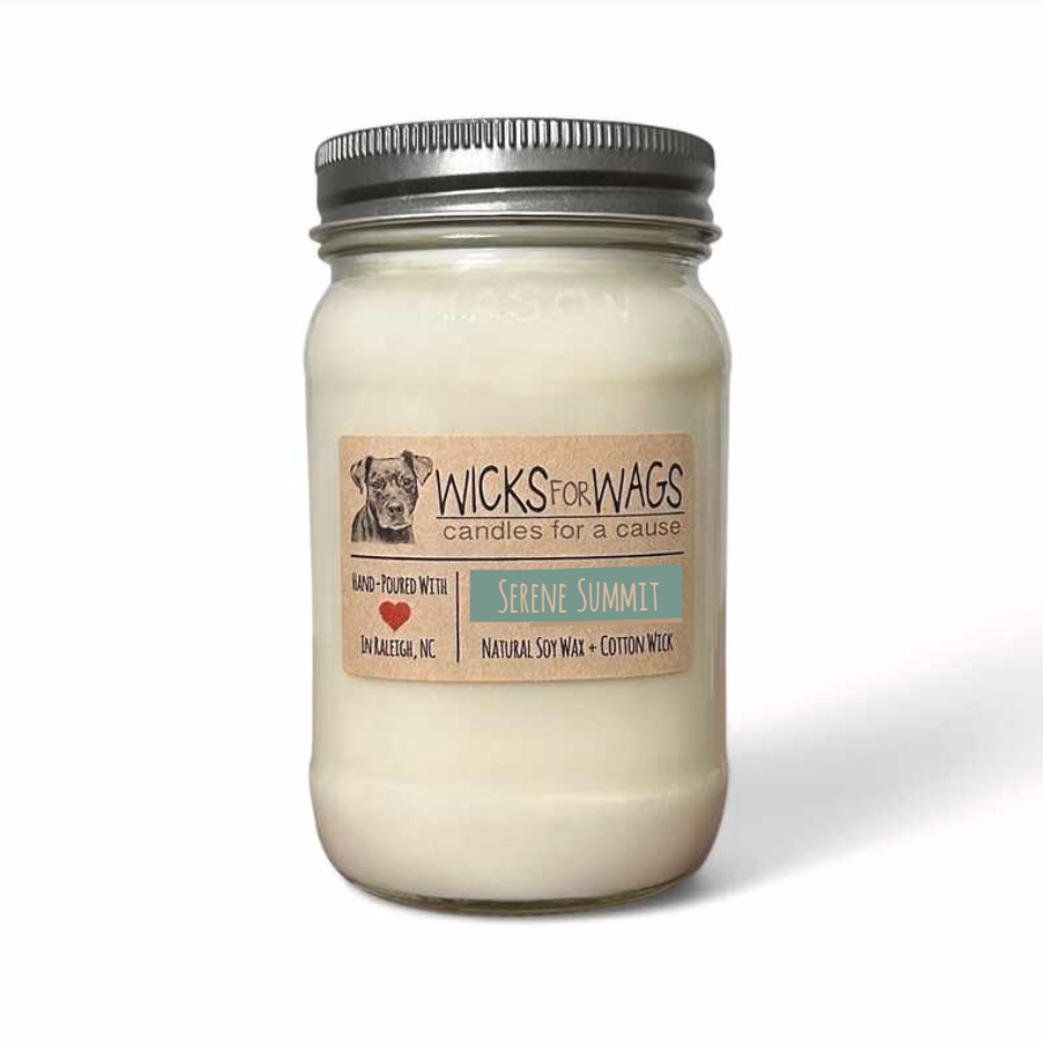 Serene Summit | Large Mason Jar