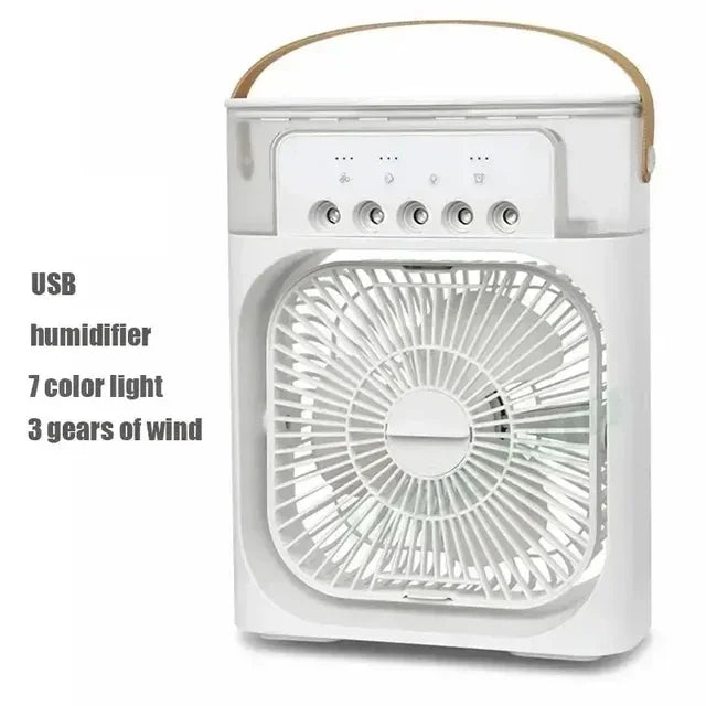 Kualool 3-In-1 Air Cooler Humidifier Portable Night Light