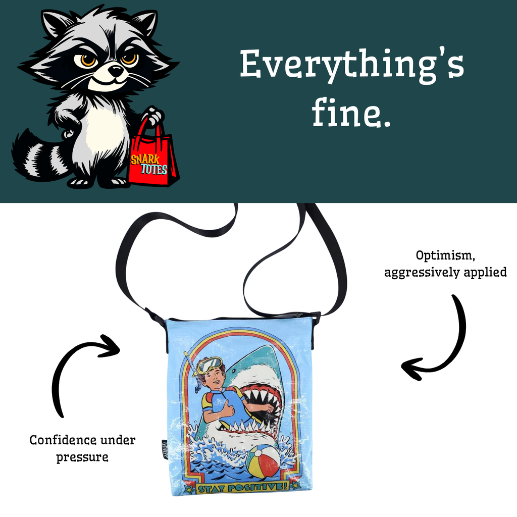 Stay Positive Messenger Bag