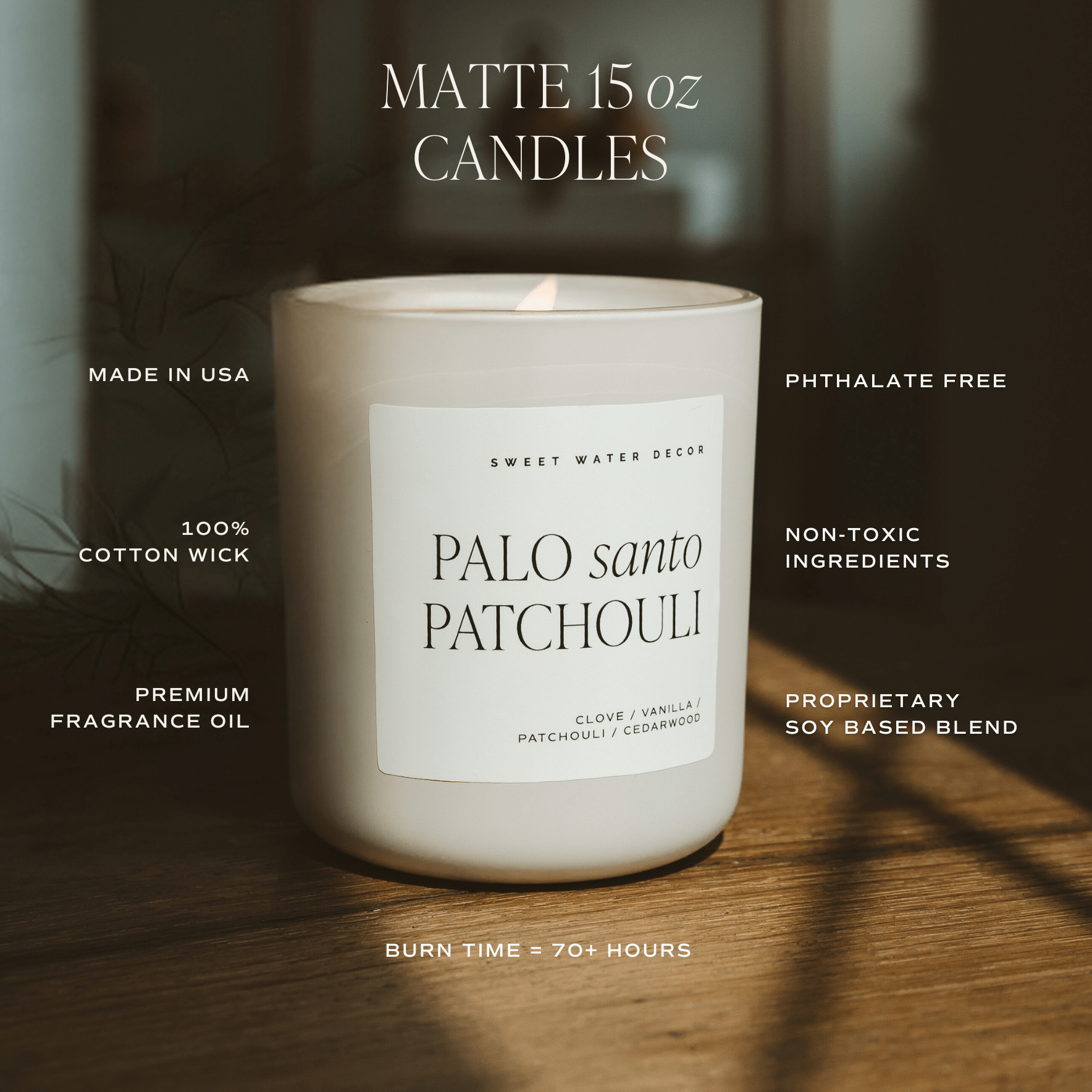 Mango and Coconut Soy Candle - Tan Matte Jar - 15 oz