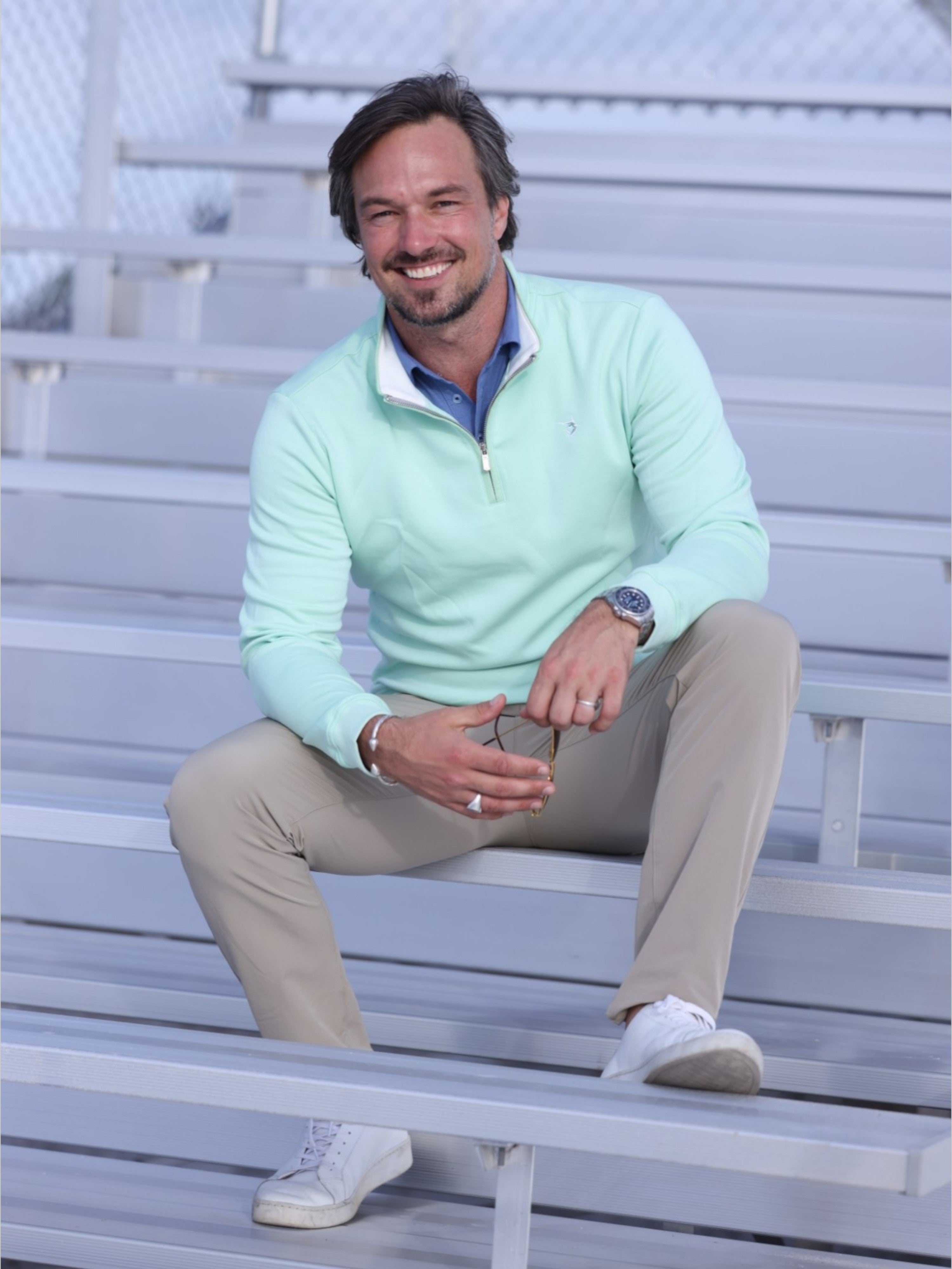 Turnberry Quarter Zip Smooth Knit