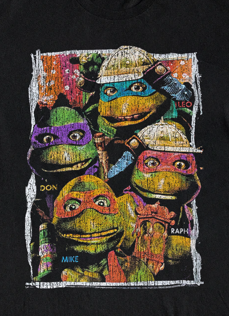 TMNT Washed Black Tee
