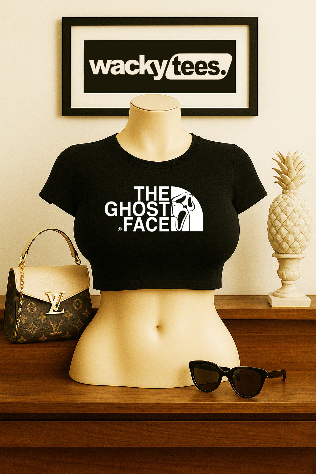 The Ghost Face Horror Scream Terror Halloween Graphic Tee Shirt