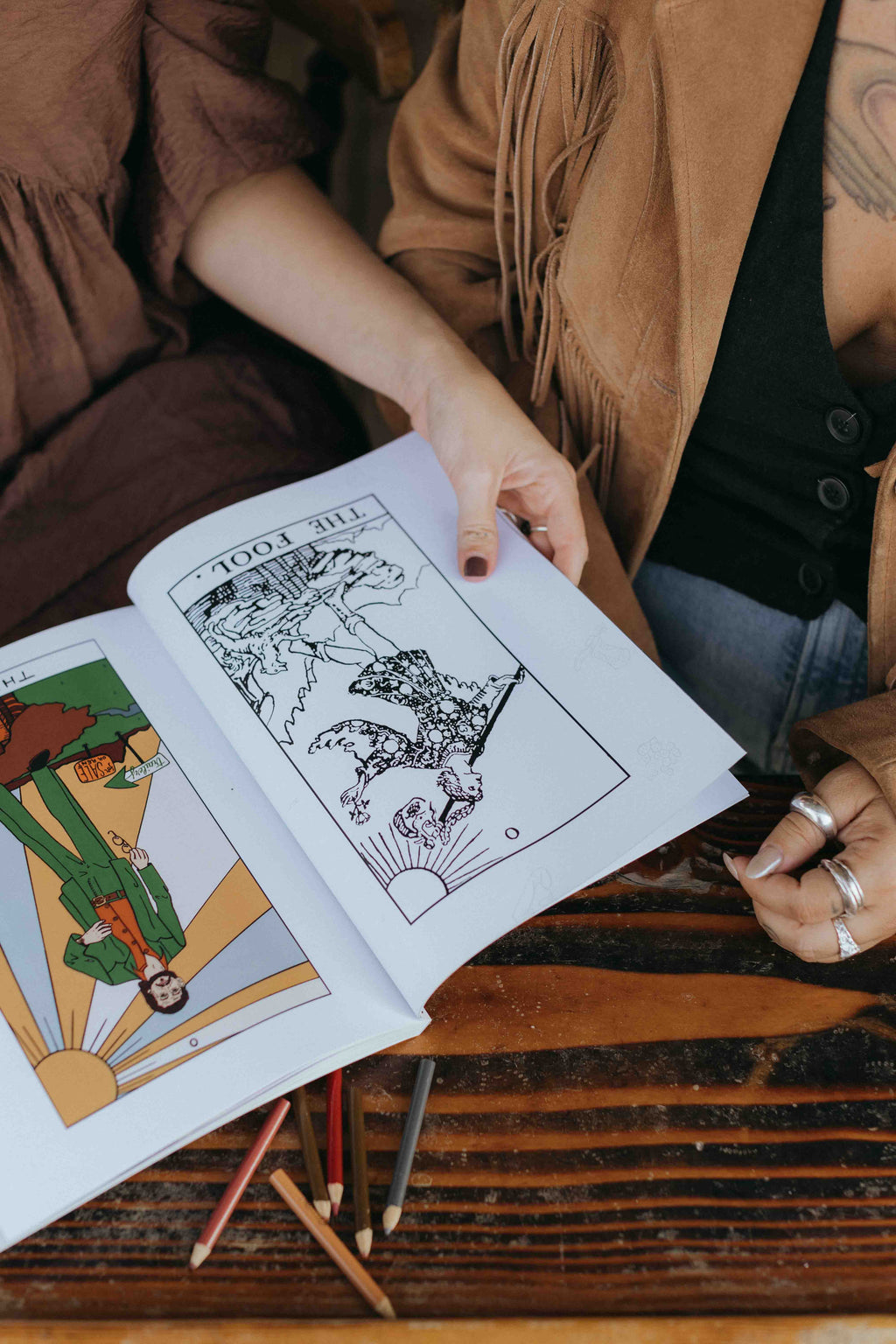 The Honky Tonk Tarot Colorin' Book - First Edition