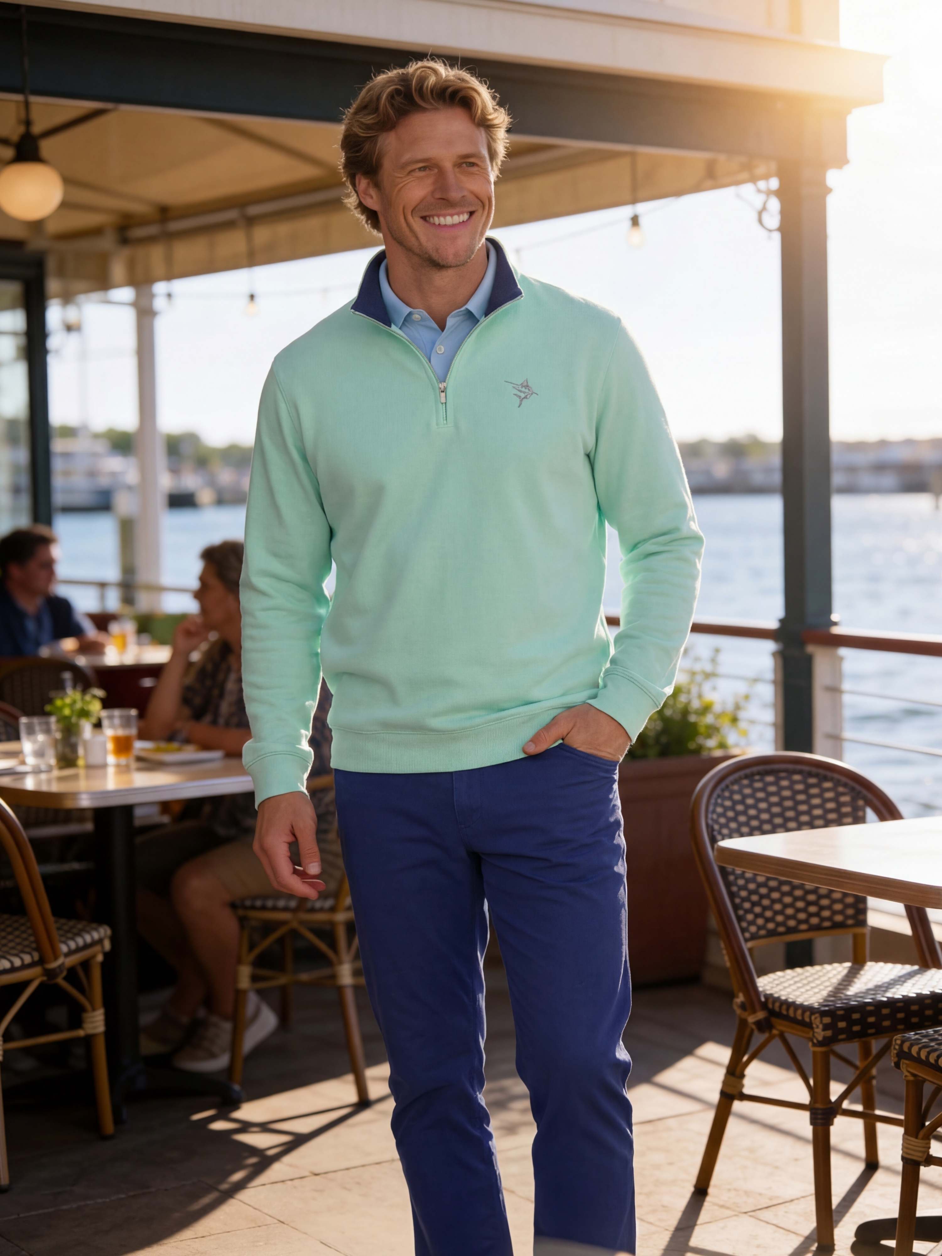 Turnberry Quarter Zip Smooth Knit