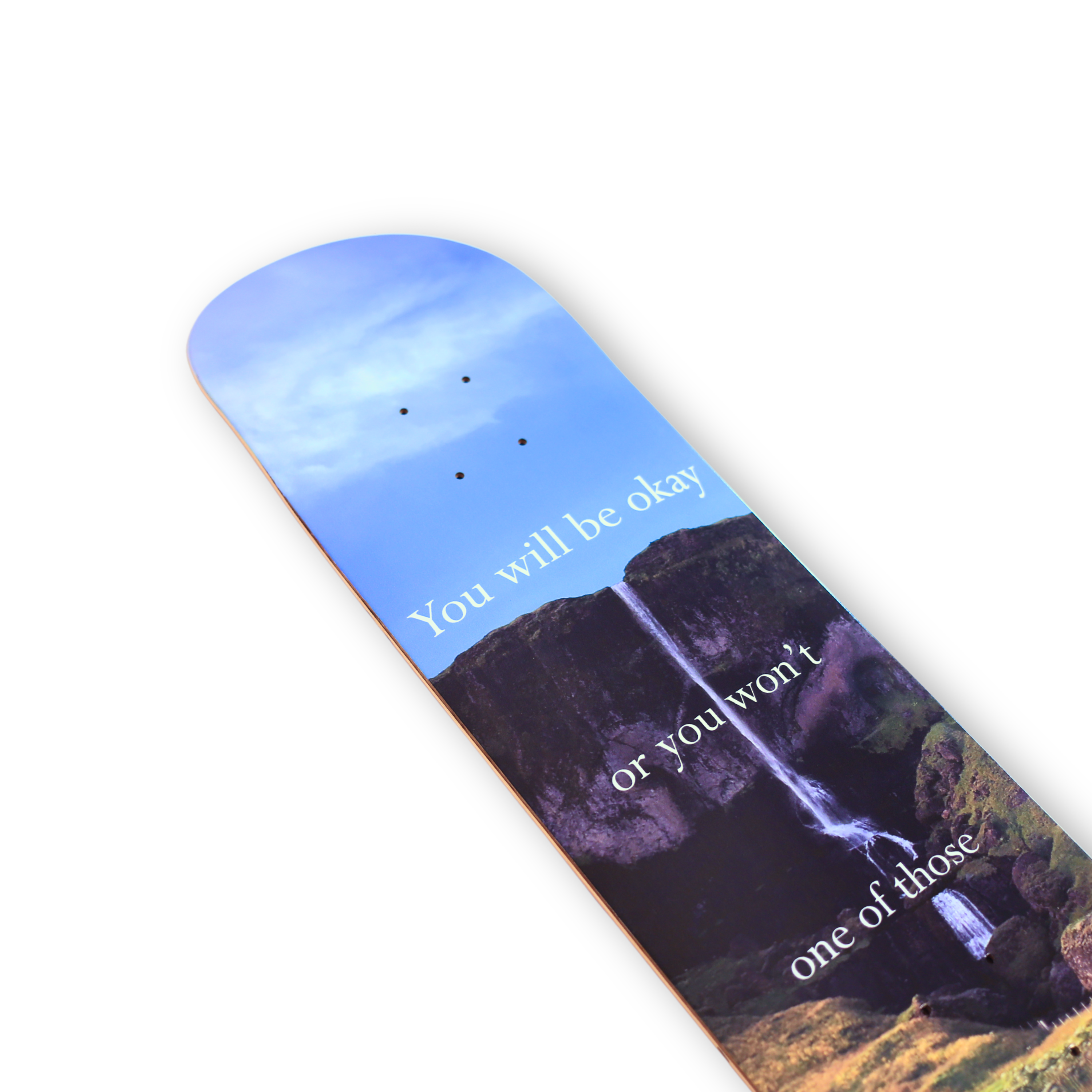 Disappointing Affirmations x The Skate Outdoors - You Will Be OK Deck