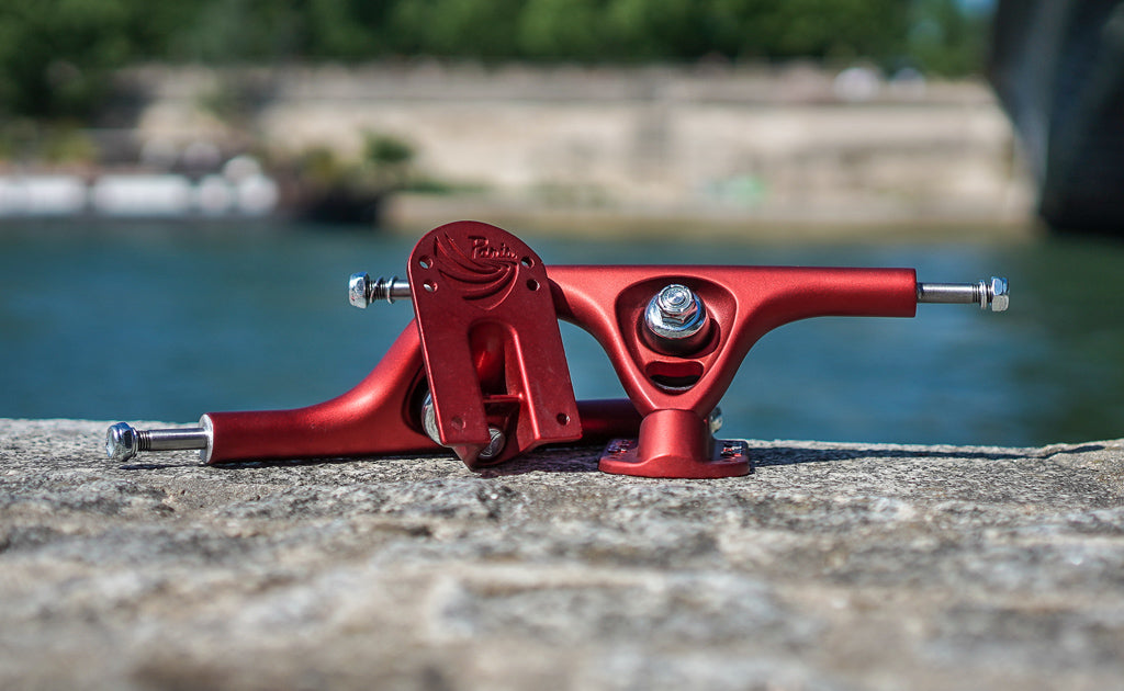 V3 180mm 50º Longboard Trucks Scarlet Red